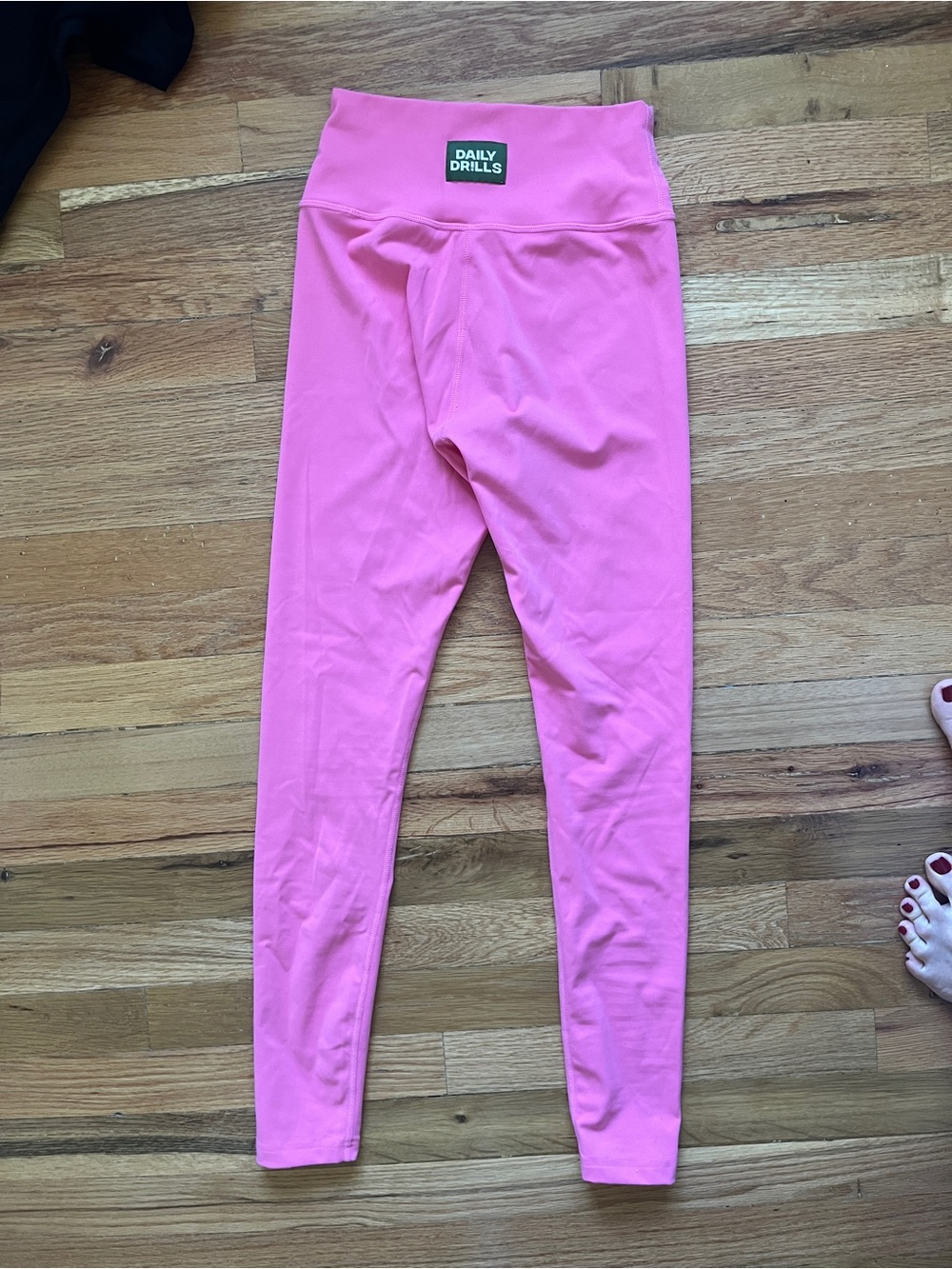 Daily Drills Pink Leggings